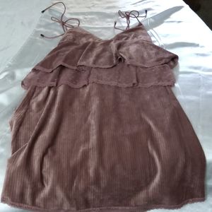 P O L Corderoy TOP  SPAGHETTI STRAPS NWOT SIZE small